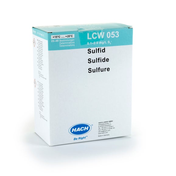 Kivetni test za sulfide 0,1-2,0 mg/L S2-