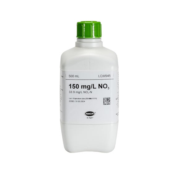 Standard za nitrat, 150 mg/L NO₃ (33,9 mg/L NO₃-N), 500 mL