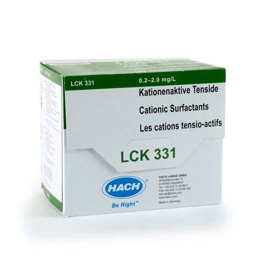 Kivetni test za kationske surfaktante 0,2-2,0 mg/L