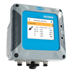 Kontroler SC4500, omogućen sustav Claros, izlaz 5x mA, 1 analogni modul pH/ORP,100 – 240 VAC, utikač za EU