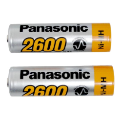 Punjiva baterija od 2450 mAh, 1,2 V, tip AA, 2 komada